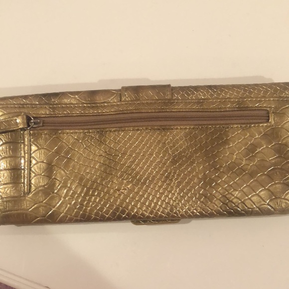 Golden wallet/clutch - Picture 3 of 4